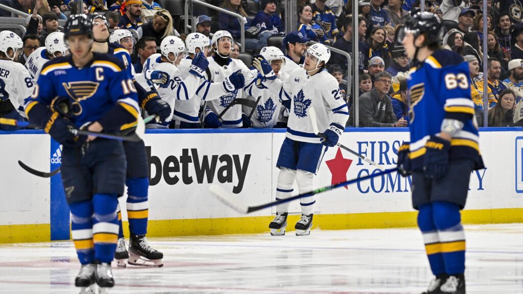 Matthew Knies, Maple Leafs vs. Blues