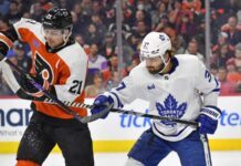 Timothy Liljegren, Maple Leafs vs. Flyers
