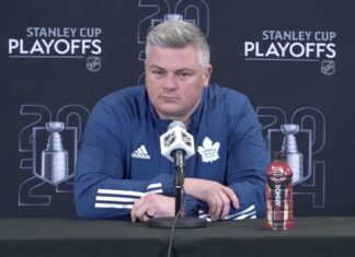 Sheldon Keefe, playoff press conference