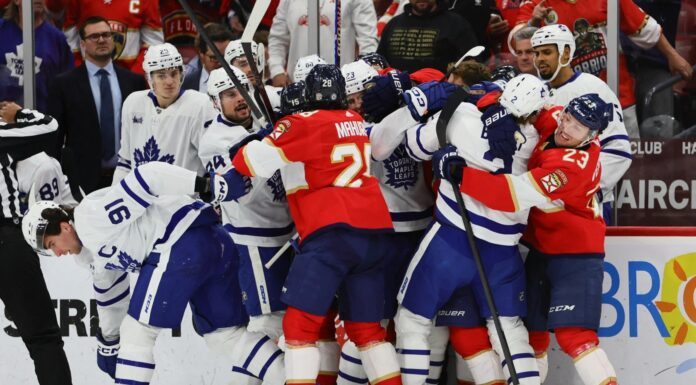 Leafs vs Panthers fight