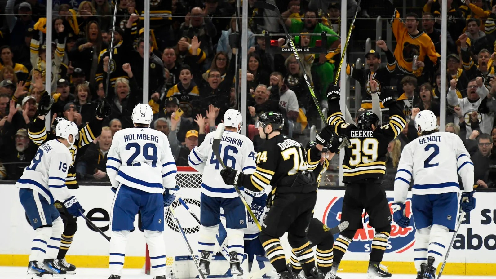 Maple Leafs vs. Bruins, game 1