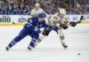 John Tavares, Danton Heinen, Maple Leafs vs. Bruins
