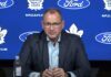Brad Treliving, GM of the Toronto Maple Leafs