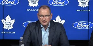 Brad Treliving, GM of the Toronto Maple Leafs
