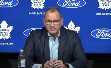 Brad Treliving, GM of the Toronto Maple Leafs