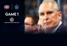 Maple Leafs vs. Canadiens, Craig Berube, Game #1