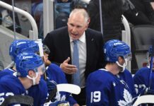 Craig Berube, William Nylander, Maple Leafs bench