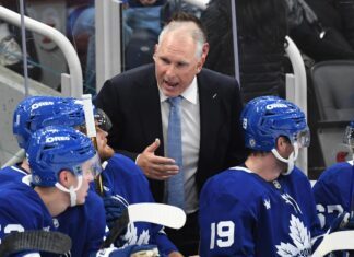 Craig Berube, William Nylander, Maple Leafs bench