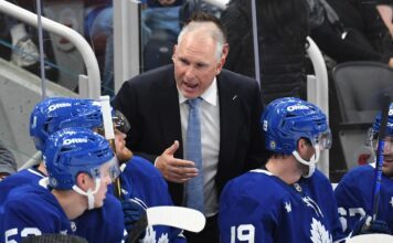 Craig Berube, William Nylander, Maple Leafs bench