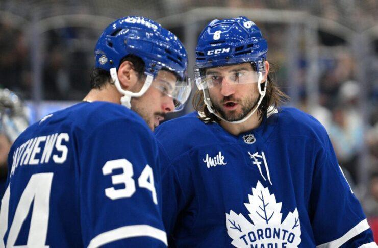 Chris Tanev, Auston Matthews, Maple Leafs