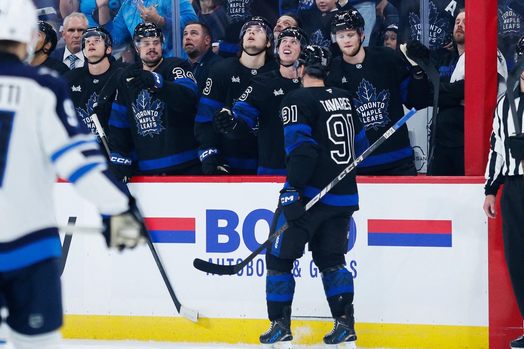 John Tavares, Maple Leafs bench