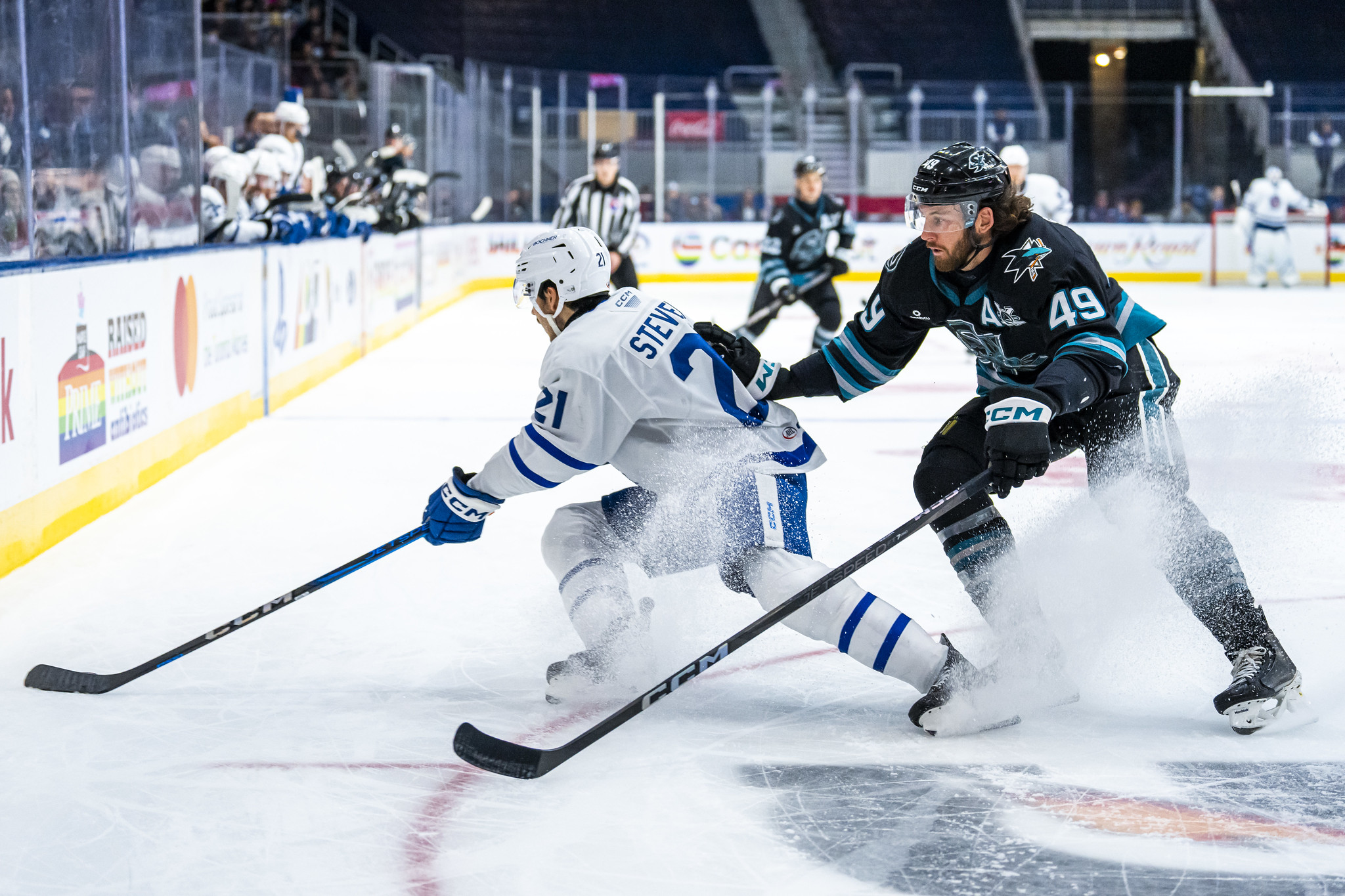 Sam Stevens, Toronto Marlies vs. San Jose Barracuda