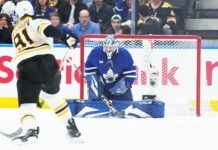 Anthony Stolarz, Maple Leafs vs. Bruins