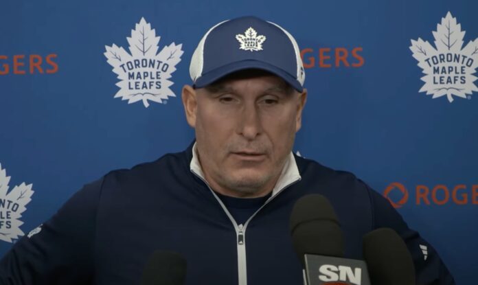 Craig Berube, Maple Leafs head coach