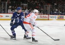 Fraser Minten, Marlies vs. Phantoms