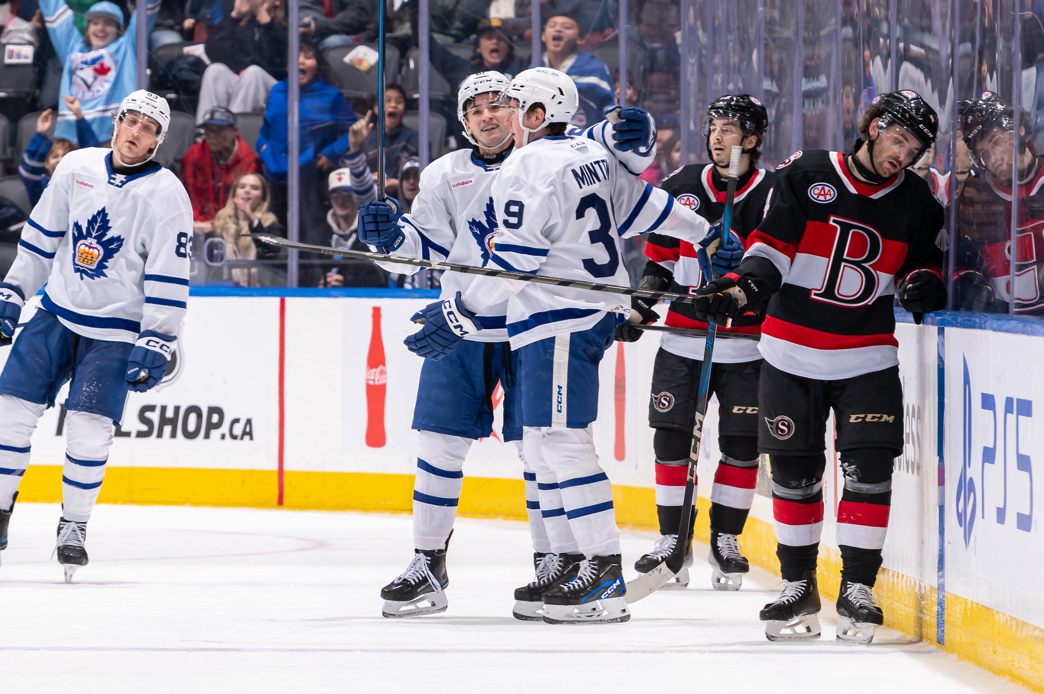 Fraser Minten, Toronto Marlies vs. B Sens