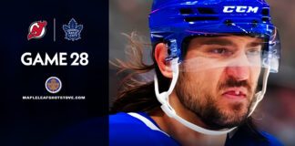 Chris Tanev, Maple Leafs vs. Devils