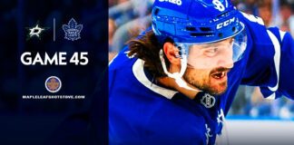 Chris Tanev, Maple Leafs vs. Stars