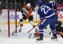 Matthew Knies, Leafs vs. Flyers