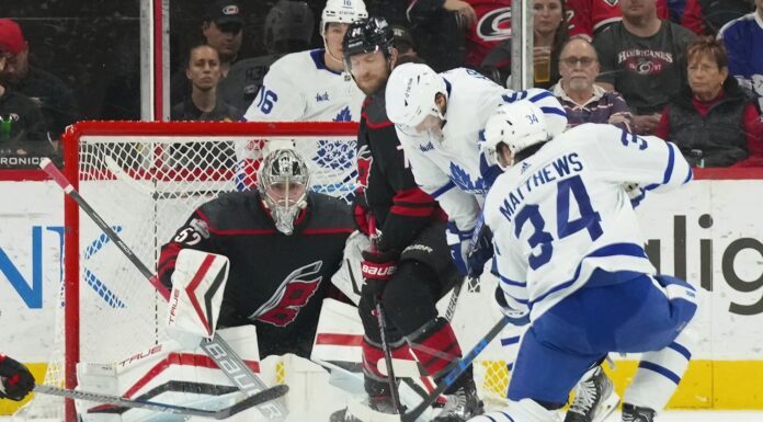 Auston Matthews, Maple Leafs vs. Hurricanes