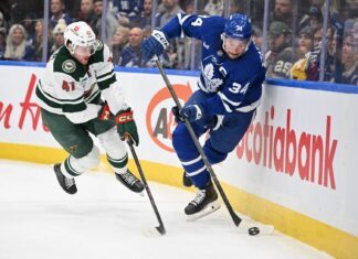 Auston Matthews, Toronto Maple Leafs vs. Minnesota Wild