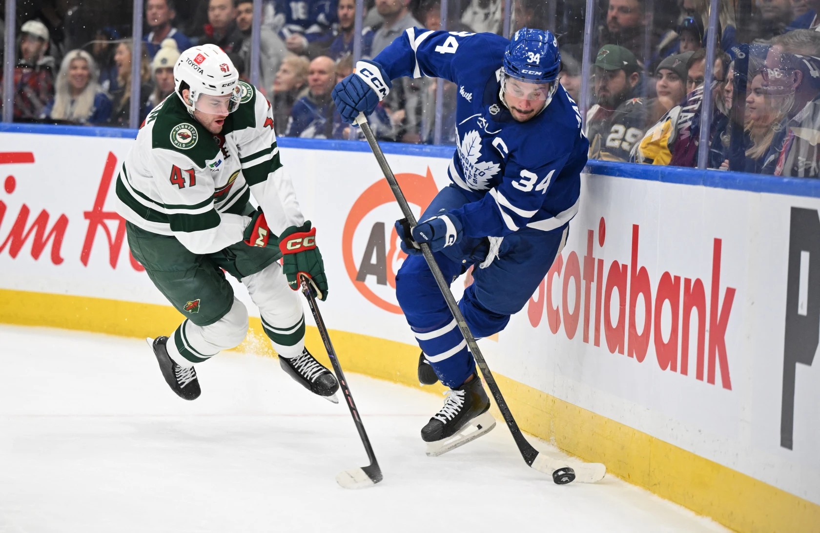 Auston Matthews, Toronto Maple Leafs vs. Minnesota Wild