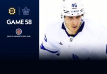 Alex Steeves, Maple Leafs vs. Bruins