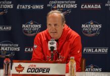 Jon Cooper, Team Canada head coach, 4 Nations Face-Off