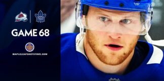 Toronto Maple Leafs vs. Colorado Avalanche – Game #68 Preview, Projected Lines & TV Broadcast Info Steven Lorentz, Maple Leafs vs. Avalanche