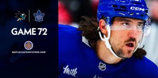 Toronto Maple Leafs vs. San Jose Sharks – Game #72 Preview, Projected Lines & TV Broadcast Info Chris Tanev, Maple Leafs vs. Sharks