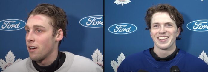 Luke Haymes & John Prokop, Toronto Maple Leafs prospects Luke Haymes & John Prokop, Toronto Maple Leafs prospects