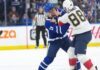 Max Domi fights Nate Schmidt, Maple Leafs vs. Panthers