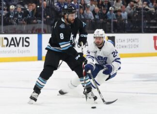 Scott Laughton, Maple Leafs vs. Utah