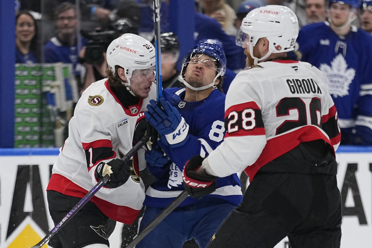 Nick Robertson, Maple Leafs vs. Senators
