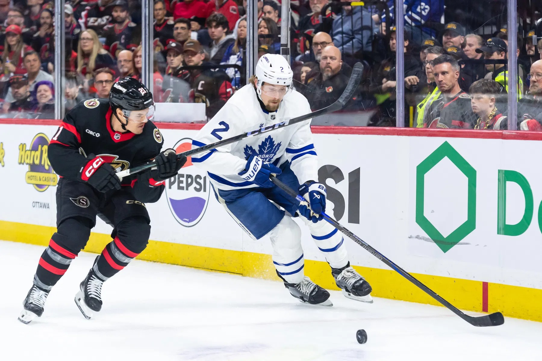 Simon Benoit, Maple Leafs vs. Senators
