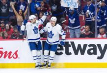 Matthew Knies, Auston Matthews, Maple Leafs vs. Senators