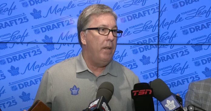 Mark Leach, Director of Amateur Scouting for the Toronto Maple Leafs Mark Leach, Director of Amateur Scouting for the Toronto Maple Leafs