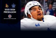 Maple Leafs vs. Senators Preseason, Nick Robertson