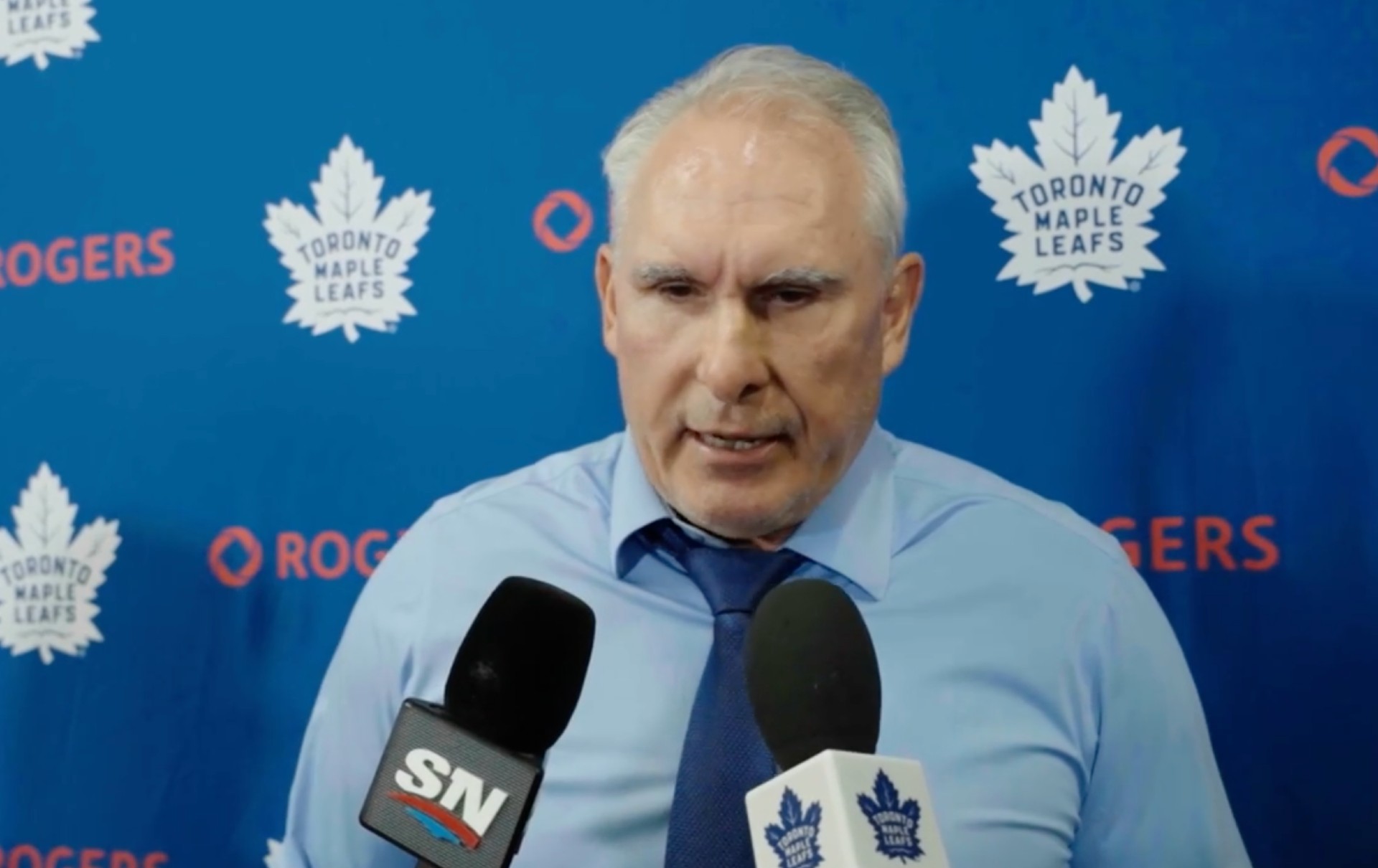 Craig Berube on whether Easton Cowan is NHL-ready after preseason: "We have decisions to make, but he showed us enough to say he's ready"