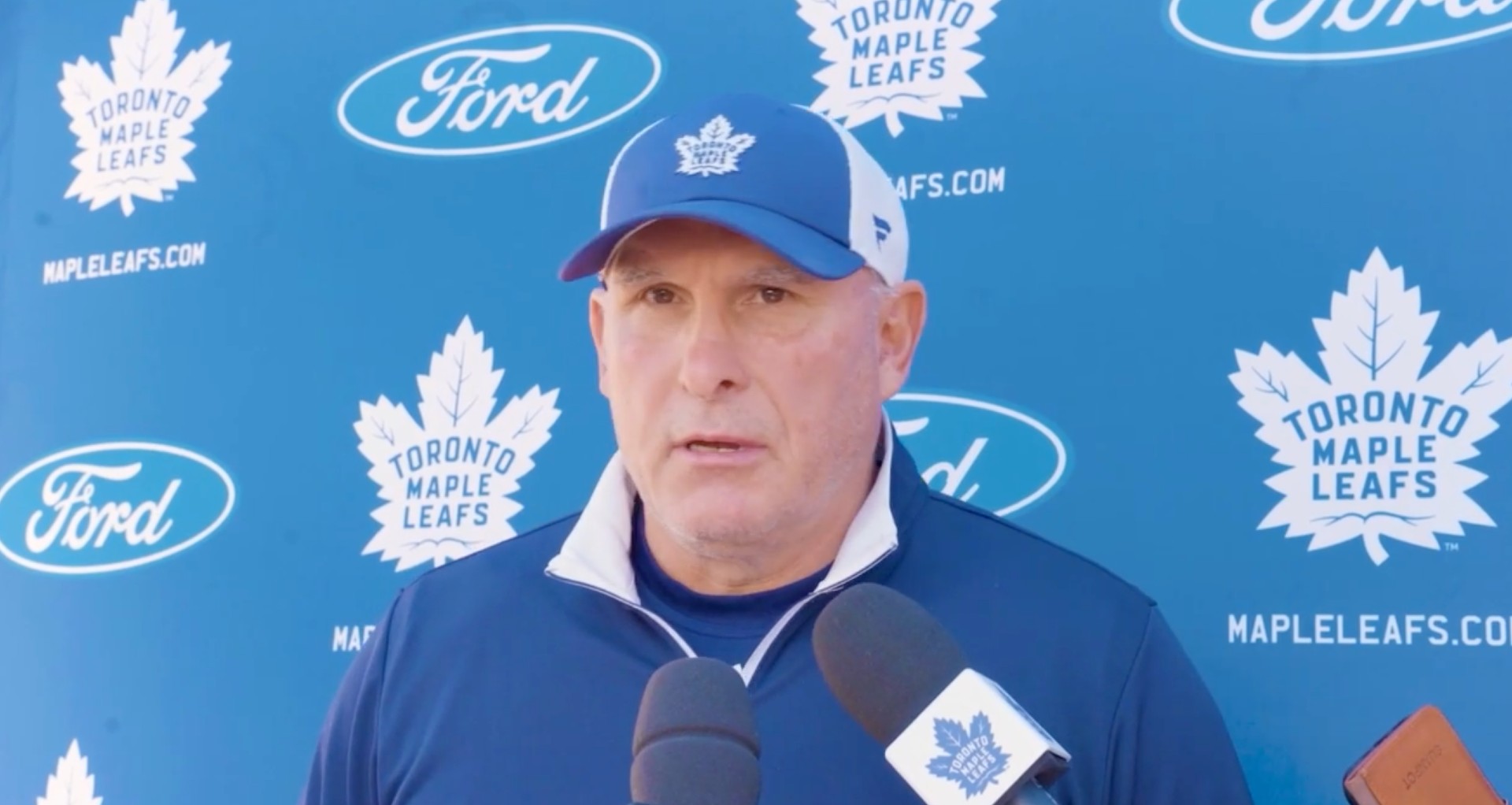 Craig Berube on whether James Reimer's PTO suggests Joseph Woll will be out for a while: "it doesn't suggest anything... It's just depth"