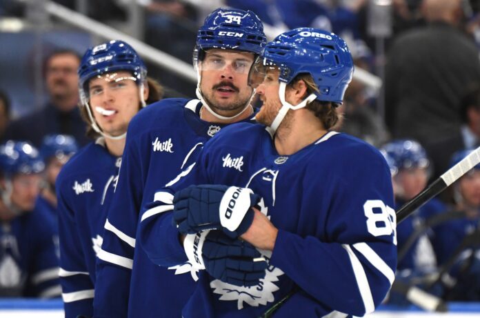 Auston Matthews, William Nylander, Matthew Knies