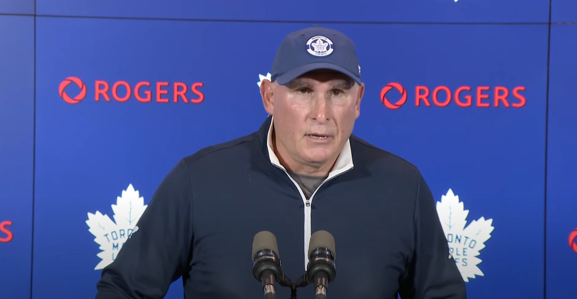 Craig Berube on the Leafs' response after Easton Cowan took a few cheap shots: We got a power play on the one, so you can't react to that... The power play's job is to make them pay"