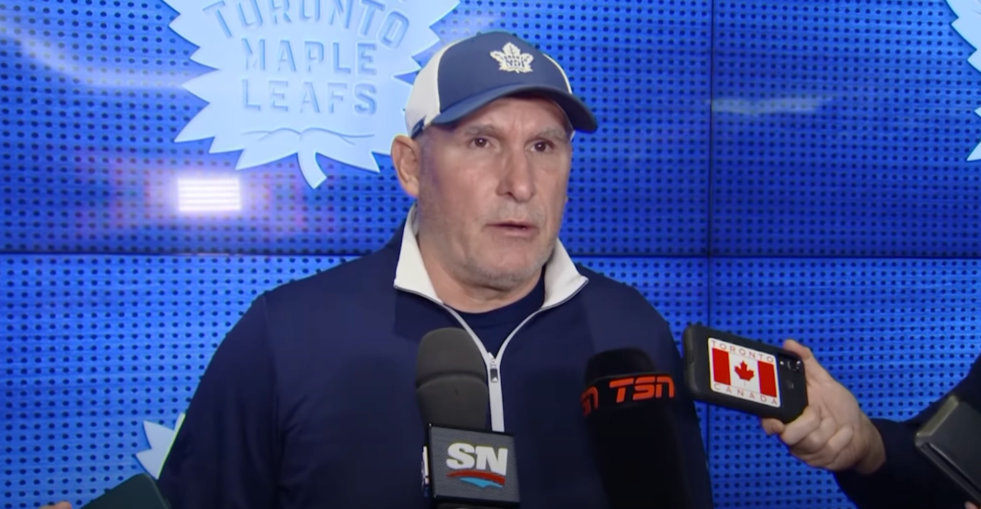 Craig Berube on the Leafs' recent inconsistent play: "Our whole team is shooting themselves in the foot... We didn't do that stuff last year"