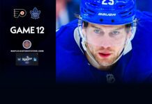 Brandon Carlo, Maple Leafs vs. Flyers