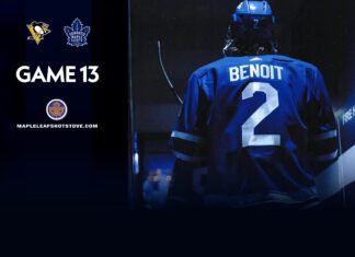 Simon Benoit, Maple Leafs vs. Penguins