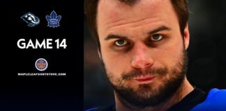 Scott Laughton, Maple Leafs vs. Mammoth