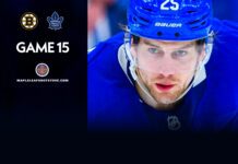 Brandon Carlo, Maple Leafs vs. Bruins