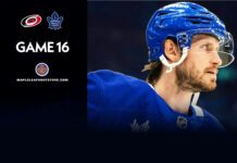 Toronto Maple Leafs vs. Carolina Hurricanes – Game #16 Projected Lines, Preview & TV Info OEL, Canes vs. Leafs