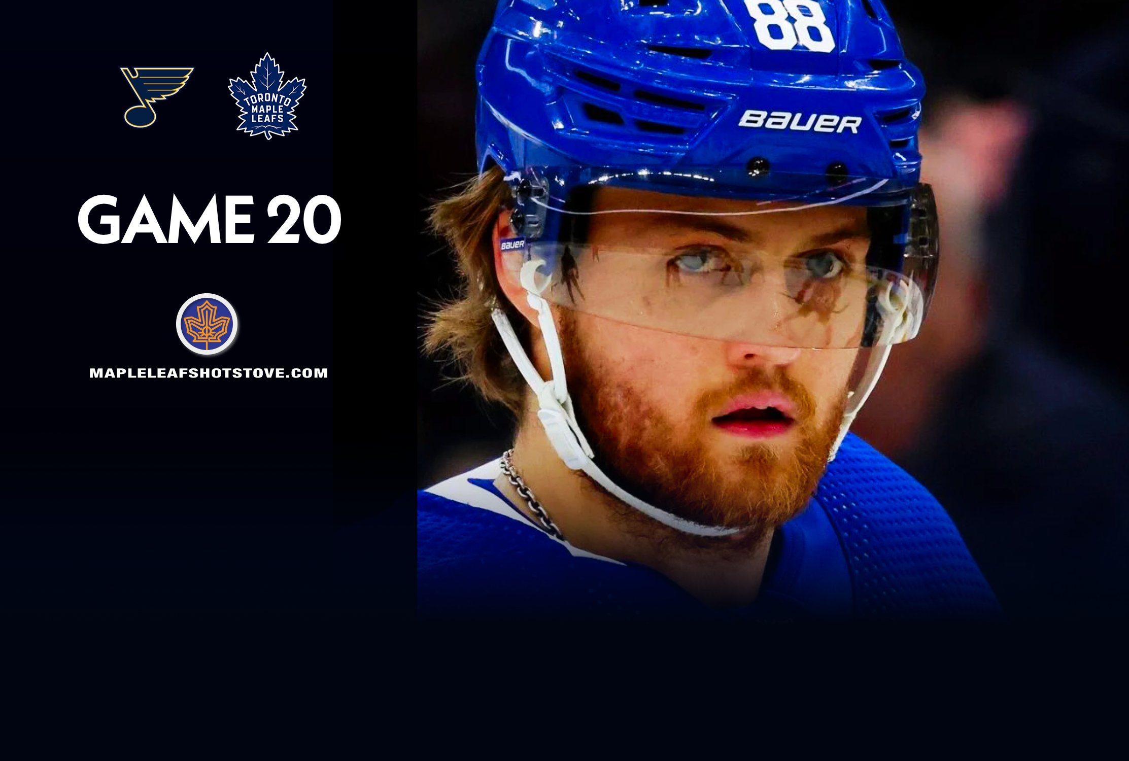 William Nylander, Maple Leafs vs. Blues