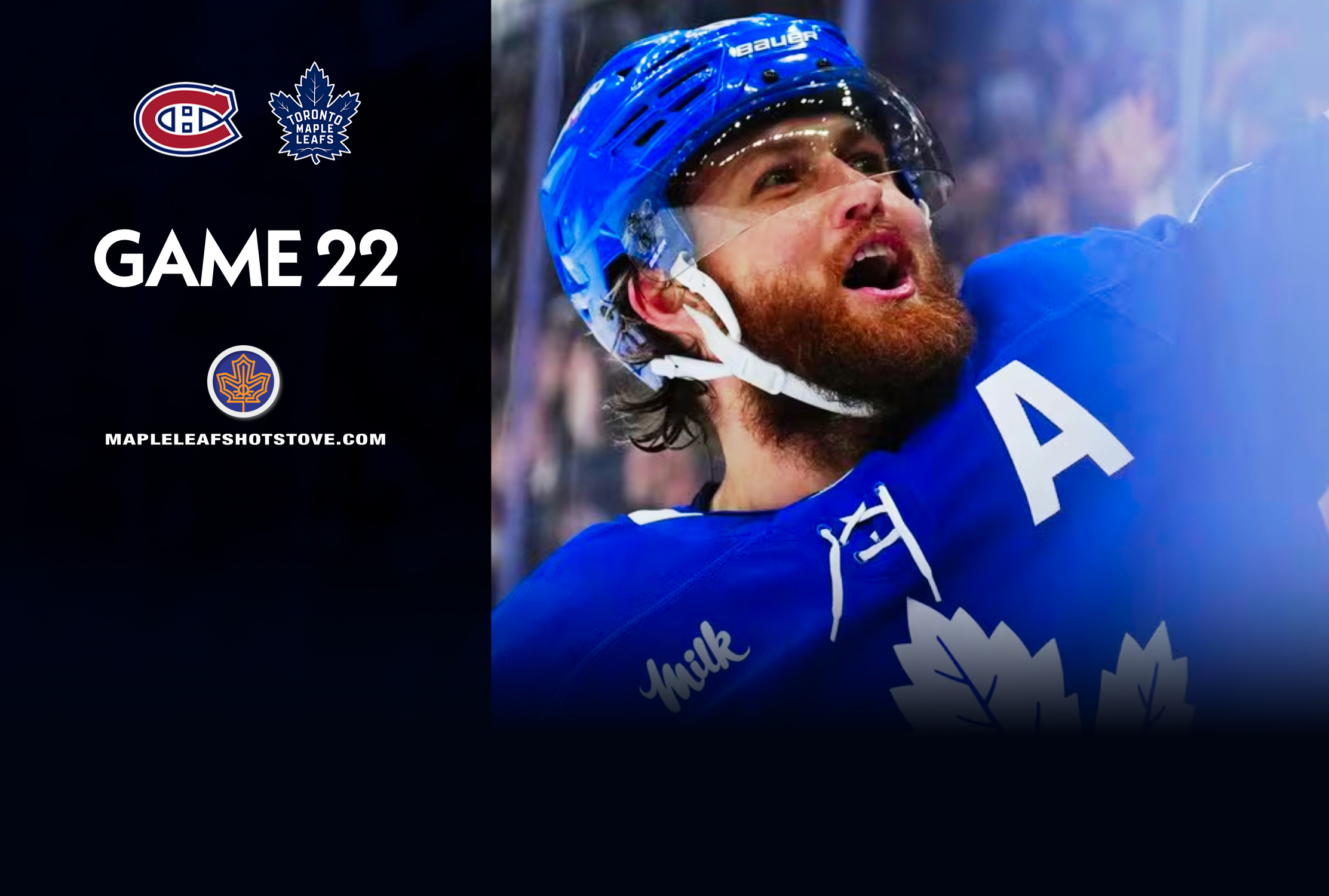 Toronto Maple Leafs vs. Montreal Canadiens - Game #22 Projected Lines, Preview & TV Info